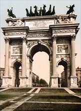 The Arch of Peace, Milan, 1890-1900