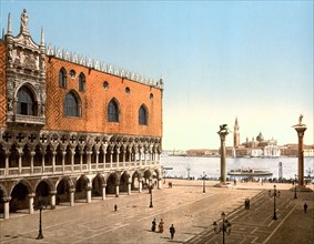 The Doges' Palace and the Piazzetta, 1890-1900
