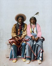 American Indians Pee Viggi and squaw 1899.