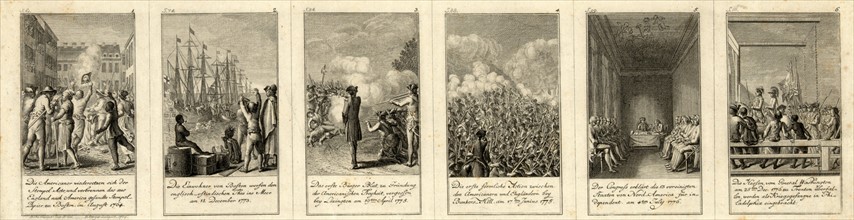 events and battles leading up to and during the American Revolution