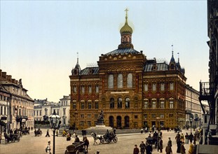 Copernicus Monument, Warsaw, Poland 1890 - 1900.