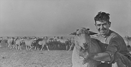 Shepherd on a Jewish collective farm in the Crimea