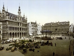 The grand Palais, Brussels, Belgium, 1890 -1900.