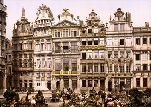 La Grand Place in Brussels, 1890-1900