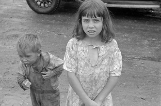 Dweller in Circleville's Hooverville, 1938