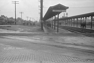 Railroad station of Circleville, 1938