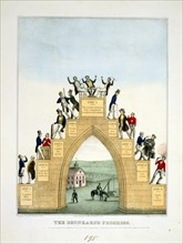 The drunkard's progress. Published:1846. lithograph