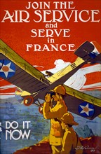 Join the air service and serve in France--Do it now