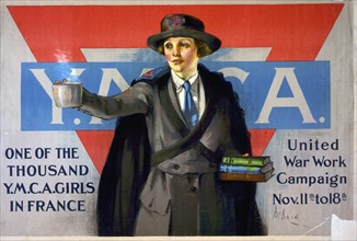Poster by the United War Work Campaign Nov 1918.