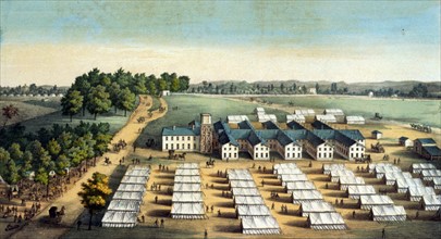 Mount Pleasant Hospitals, c.1862