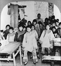 A Chinese school for girls at Che-foo, China