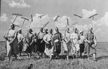 Klishevo collective far, near Moscow, 1941