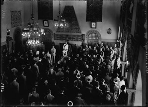 The arrival of Sir Herbert Samuel in Palestine, 1925