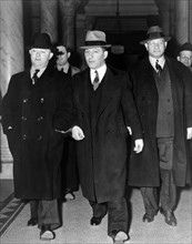 Louis Lepke Buchalter handcuffed to J. Edgar Hoover