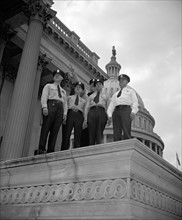 New Capitol Police go on duty, 1940