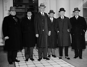 Capital and Labour leaders at White House, 1940