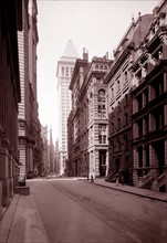 New York, N.Y., Wall Street between 1910 and 1920.
