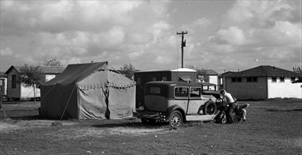 Camp for migrant agricultural workers, near Belle Glade, Florida 19370101