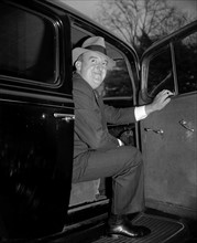 James Fay leaving the White House, 1938