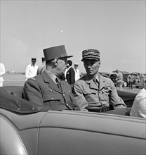General de Gaulle with General Mast in Tunis, 1943