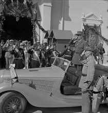 General de Gaulle's official visit in Tunis, 1943