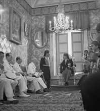 General Mast meeting the Bey of Tunis, 1943