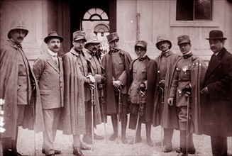 Italian officers in Tripoli, 1911-1912