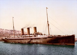 Steamship Normannia, Algiers, Algeria, 1899.