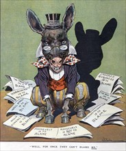 Caricature of the US Democratic Party, 1907