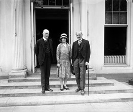 Photograph of former British Prime Minister, Ramsay MacDonald, with President Calvin Coolidge