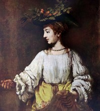 Rembrandt Harmenszoon van Rijn's painting titled 'Flora'