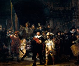 Rembrandt Harmenszoon van Rijn's painting titled 'The Night Watch'