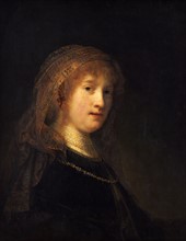 Rembrandt Harmenszoon van Rijn's painting titled 'Saskia van Uylenburgh'