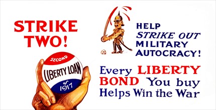 World War One Liberty Bond poster