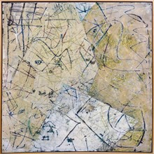 Mixed media work titled 'Patchwork' by Georges Noël