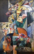 Painting titled 'Nature Morte' by Auguste Herbin