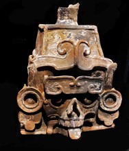 senser made from baked clay, Mayan 600-900 AD
