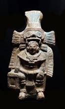Mayan whistle figurine, made from terracotta