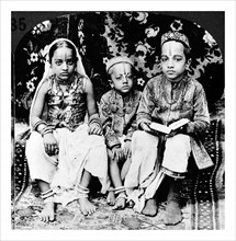 Hindu children, India.
