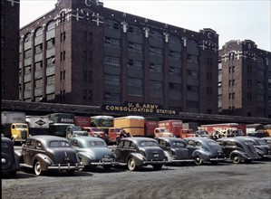 Freight Depot of the U.S. Army consolidating station, Chicago Illinois.