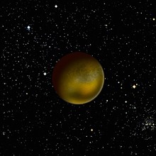 Artist's impression of the dwarf planet Pluto