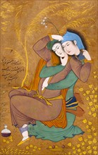 Title (English) : Two Lovers by Reza Abbasi (1565-1635)