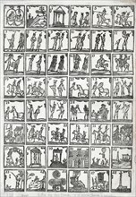 Print depicting Scenes relating to the life of Charles IV, King of Spain