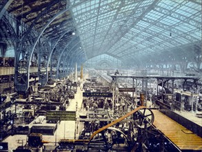 World Fair, Paris, 1889 Exhibition hall for advanced machines