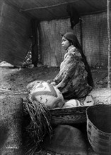 Photographic print of a Skokomish Indian chief's daughter