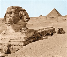 Colour photographic print of The Sphinx, Egypt