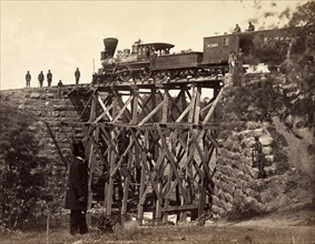Photographic print of the Bridge on Orange & Alexandria Railroad