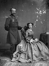 Photographic print of Elizabeth Custer and husband George Armstrong Custer