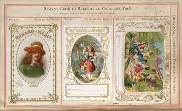 Highly coloured educational 'Reward Cards' for children