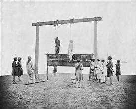The Hanging of Two Rebels, the Indian Mutiny